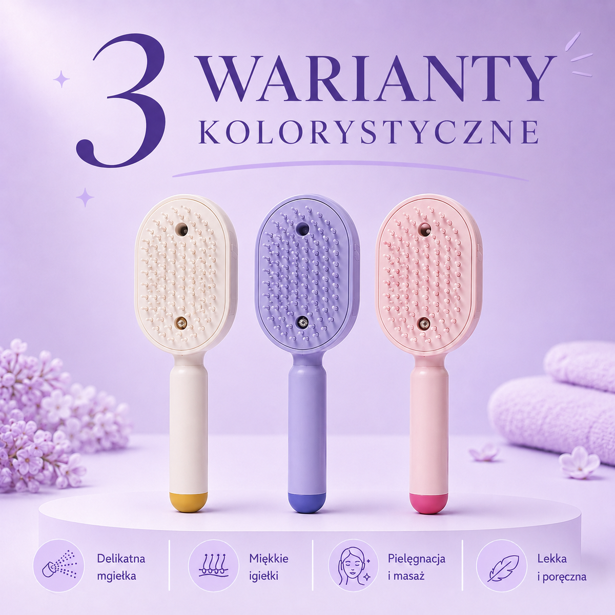 HydraMist™ - Szczotka do terapii włosów HydraMist™