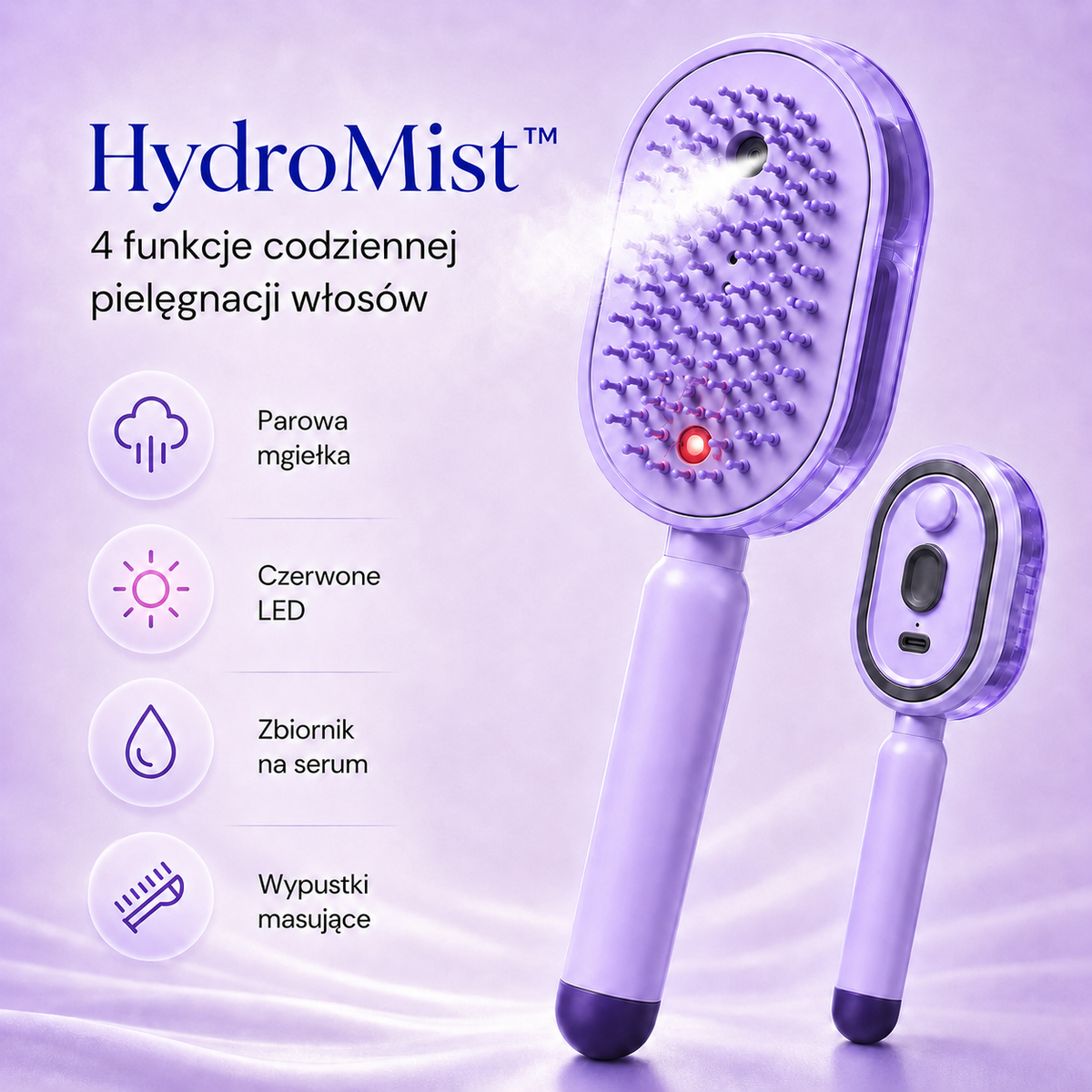 HydraMist™ - Szczotka do terapii włosów HydraMist™