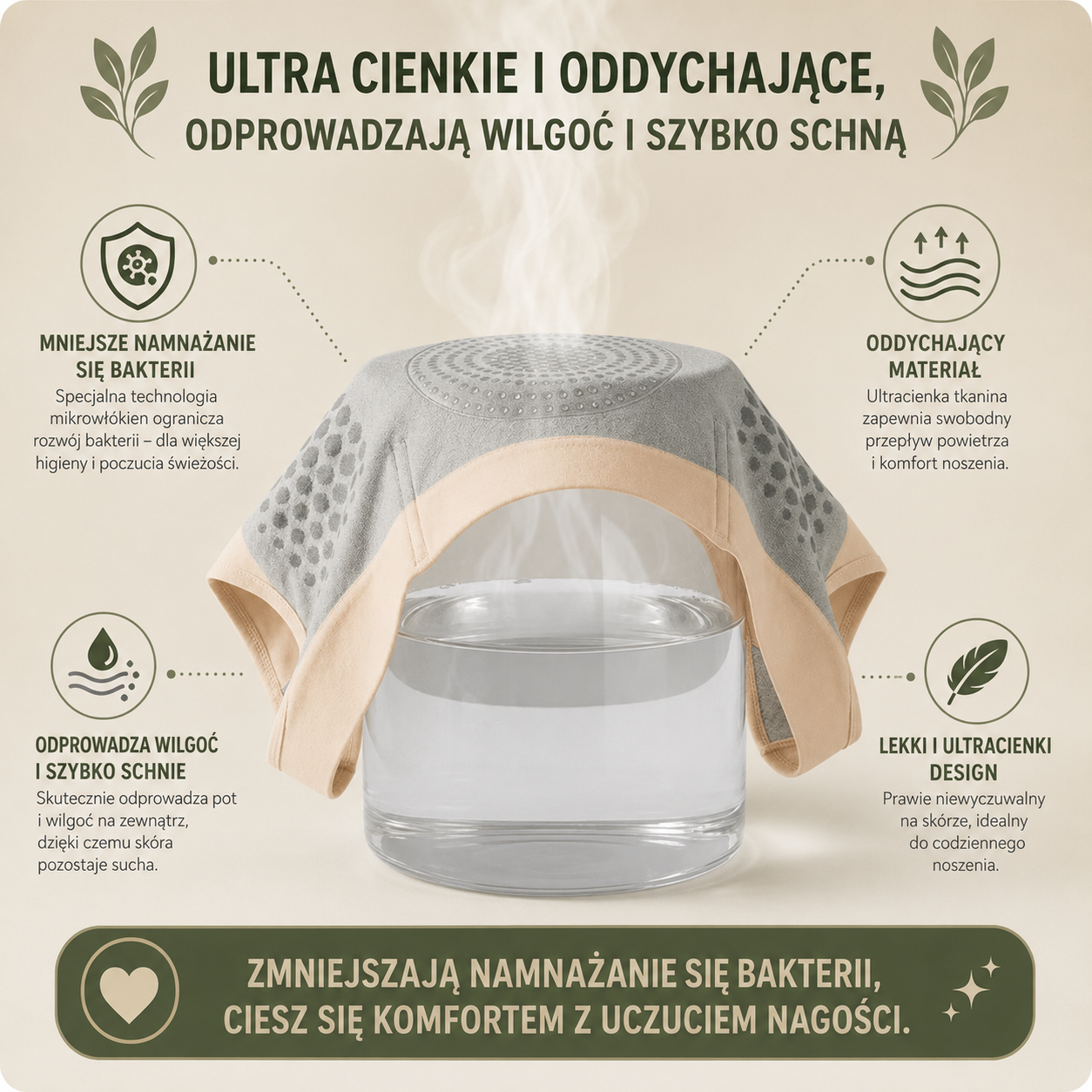 BloomFit Slim Shorts 4w1 – Spodenki spalające tłuszcz z aktywną Moringą i Berberyną