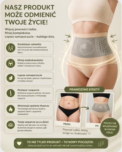 BloomFit Slim Shorts 4w1 – Spodenki spalające tłuszcz z aktywną Moringą i Berberyną